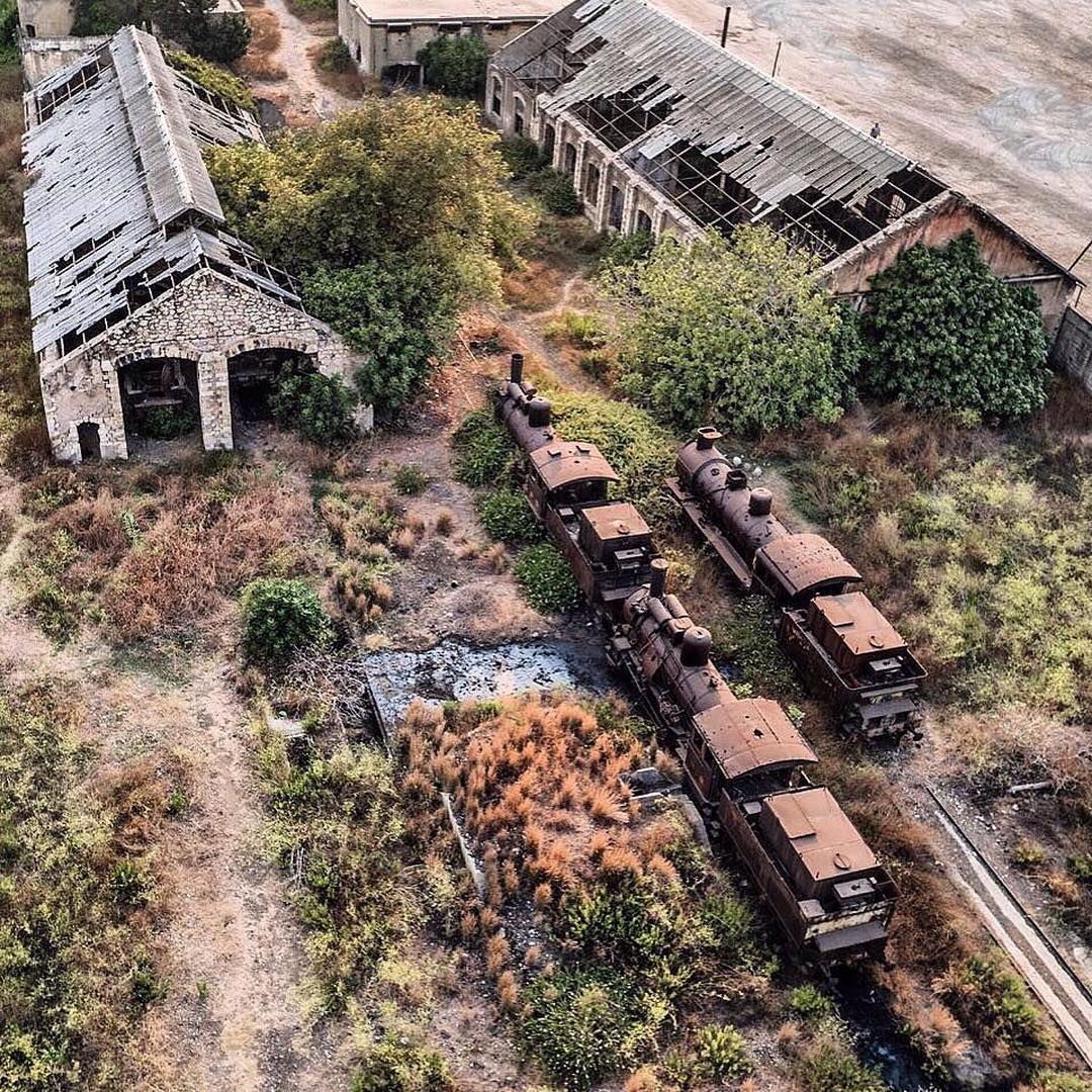 Tripoli Train Station from the Sky