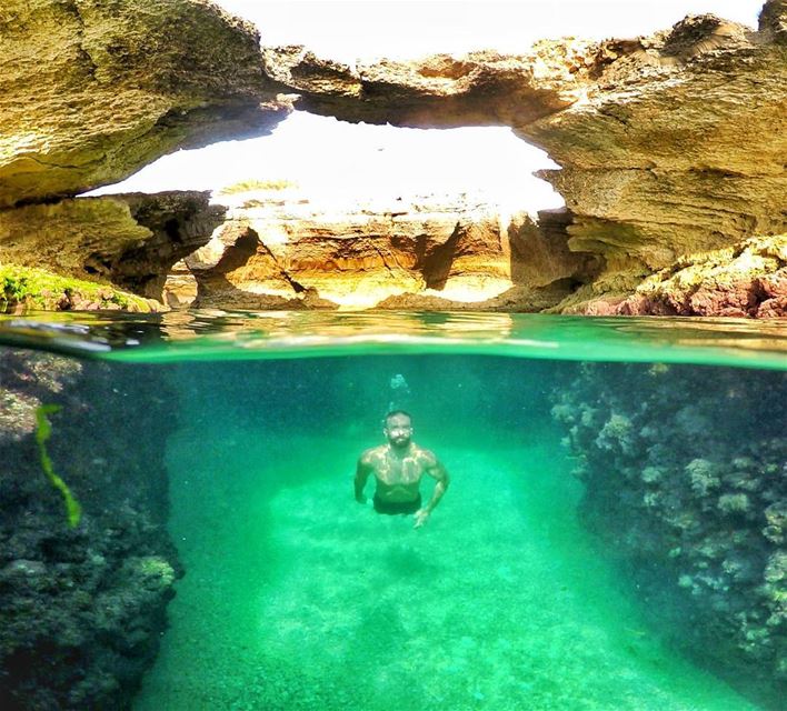 Under water captions  goprome  yallagopro goproleb  livelovelebanon ...