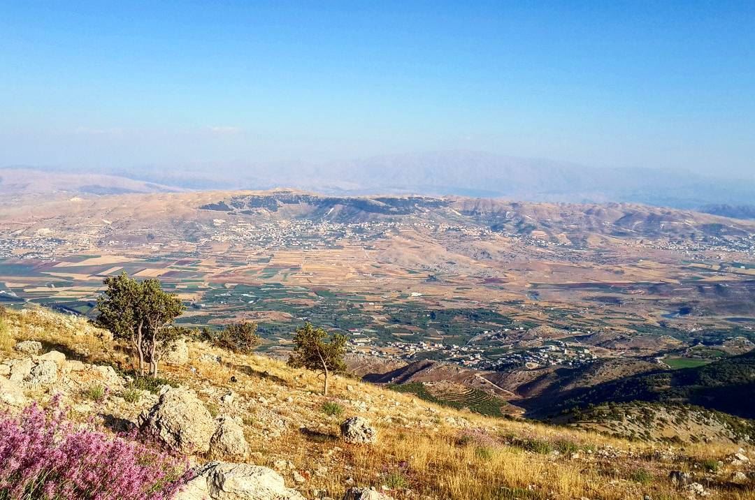 View from  Chouf on part of the Bekaa Valley  Lebanon  bekaa  bekaavalley...