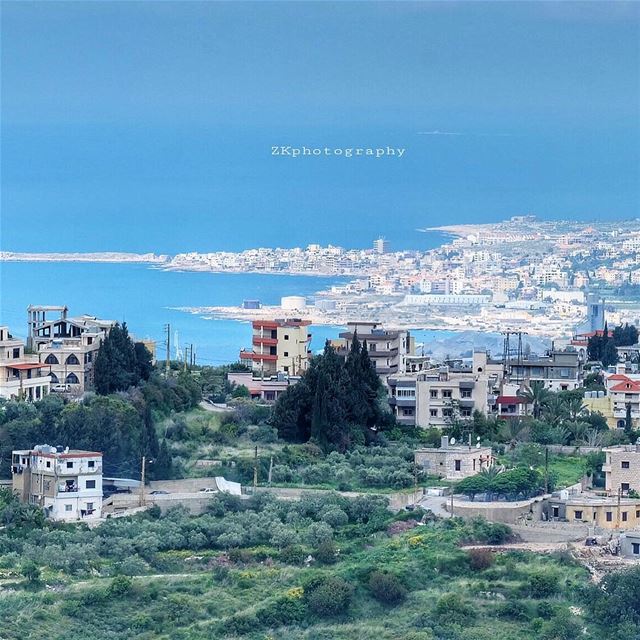 View of Cheka & Anfeh 🇱🇧 • insta_lebanon  ig_lebanon  lebanon_pictures... (Chekka)