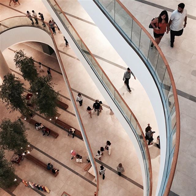 Void power 🌀  Beirut architecture topview iamatraveler archilovers...... (Abc, Verdun)