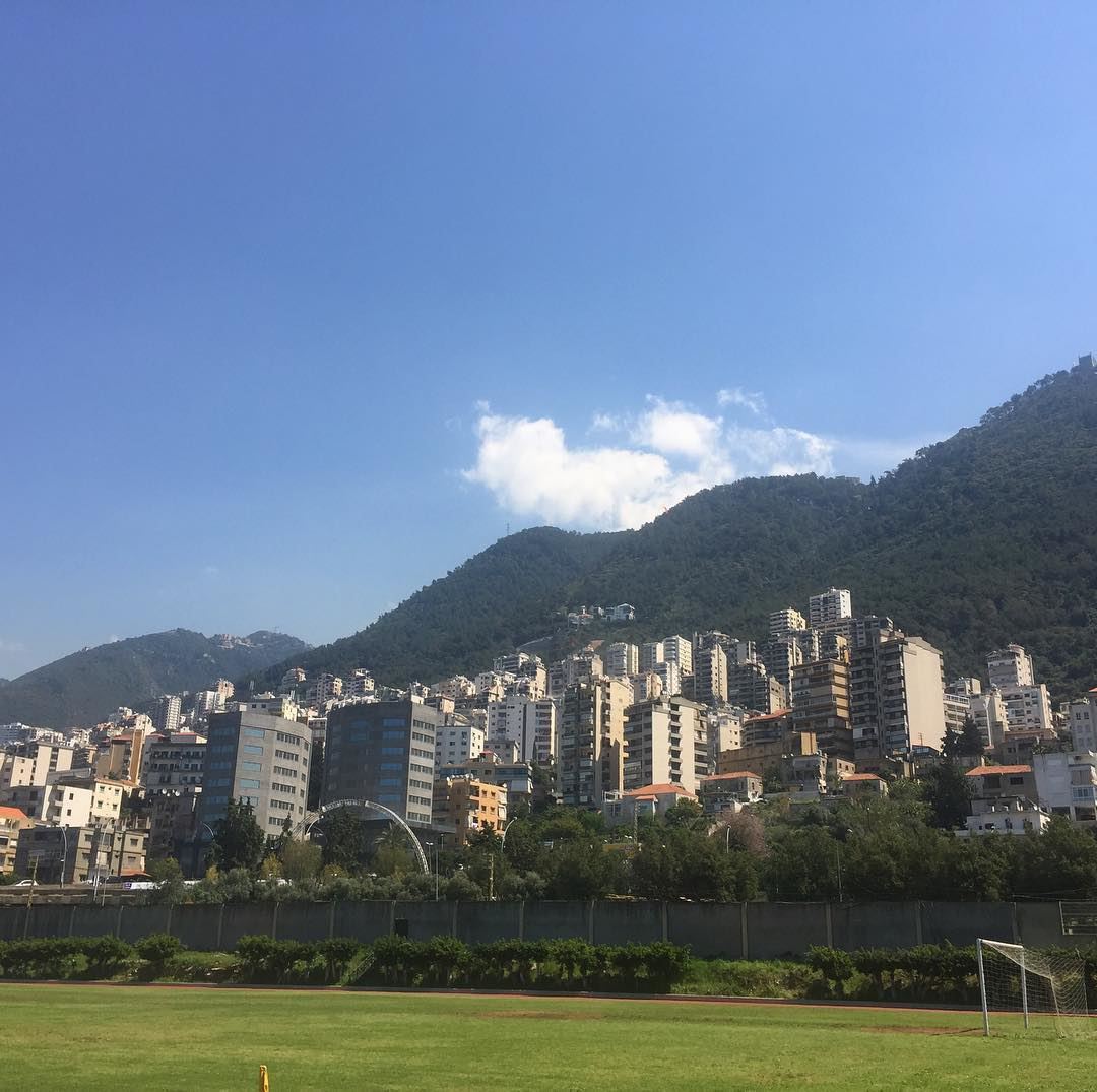  wanderlust  whatsuplebanon  ptk_lebanon  mountains  buildings ... (Stade Fouad Chehab - Jounieh)