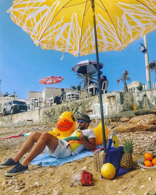 Watching the bikinis⛱🍍By @nico0o0o0o0  Batroun  Liban  Libano  Lebanon... (Batroûn)