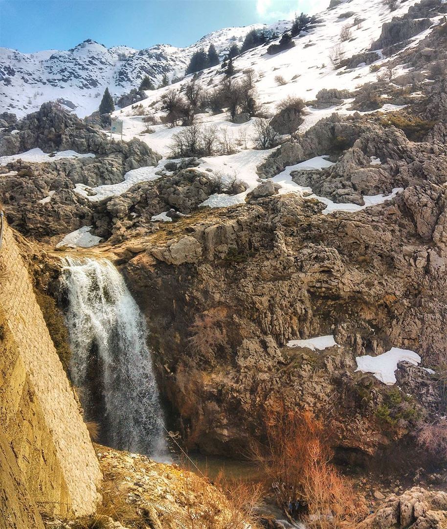 Waterfall in Laklouk 😍 lebanon  nature  naturelovers  natureporn ... (El Laqloûq, Mont-Liban, Lebanon)