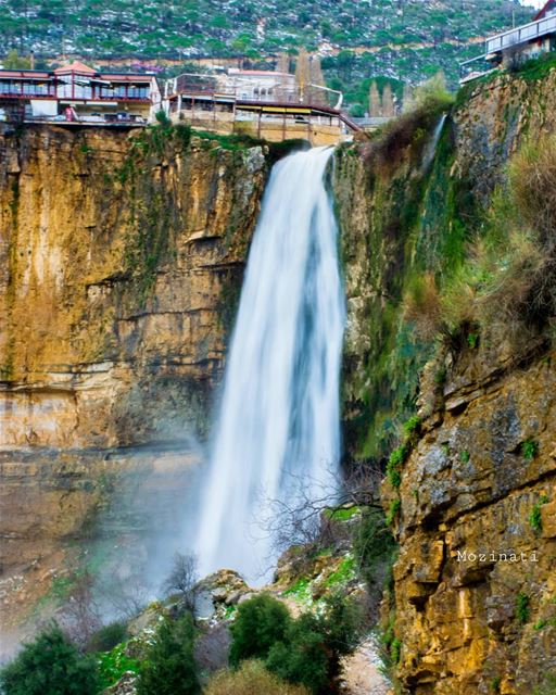  waterfall water epicshot ig_epicshotz worldbestgram worldbestshot... (Jezzîne, Al Janub, Lebanon)