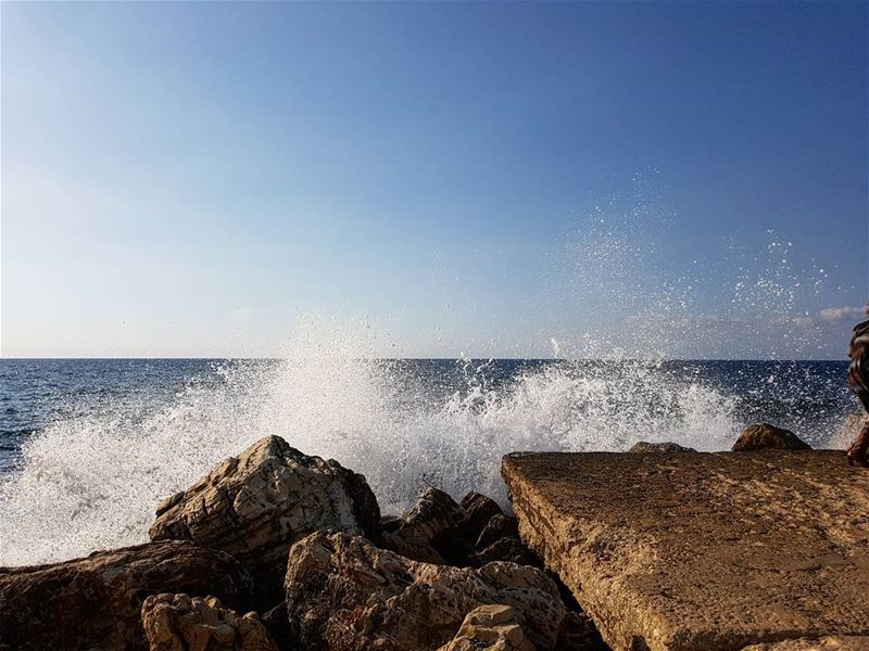 We return to each other in waves.This is how water loves🌊 ~Nayyirah... (Byblos, Lebanon)