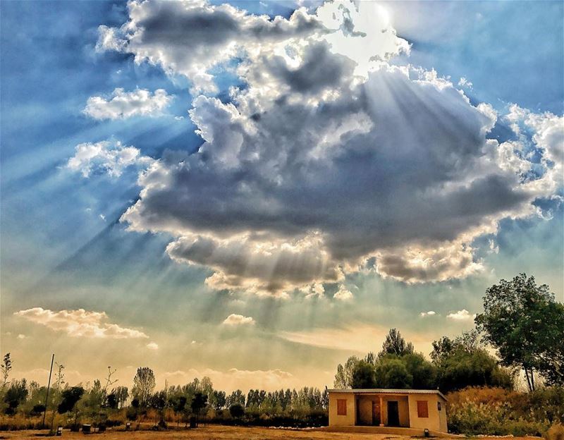 When the sky is filled with clouds,the sun still shines above........... (Taanayel- Bekaa)