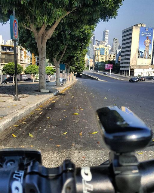 When we focus on our Goals..Obstacles disappear...🚲By @truewealth_manal_ (Downtown Beirut)