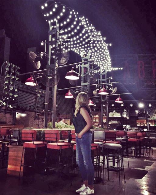 When you feel homesick he said just look up ...because the moon is the... (Fabrk Beirut)
