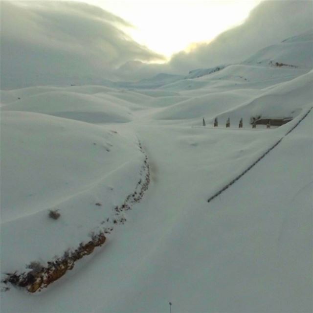 Where the sun goes down  livelovelebanon  snow  winter  lebanonwinter ...