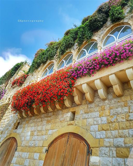 Windows to heaven 💐🌸🌹☘ * insta_lebanon  ig_lebanon  lebanon_pictures ... (Broummâna, Mont-Liban, Lebanon)