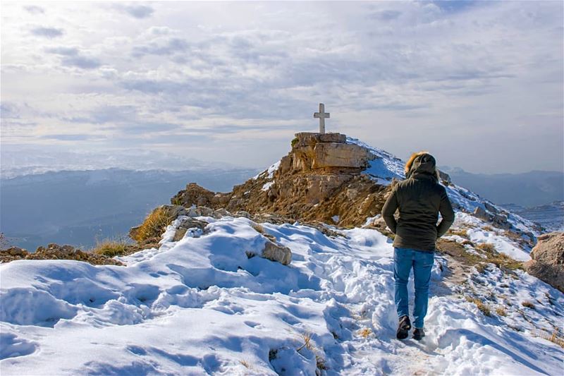  winter insta_lebanon  snowy beirutcity hikinglife hikingadventures... (El Laklouk, Mont-Liban, Lebanon)