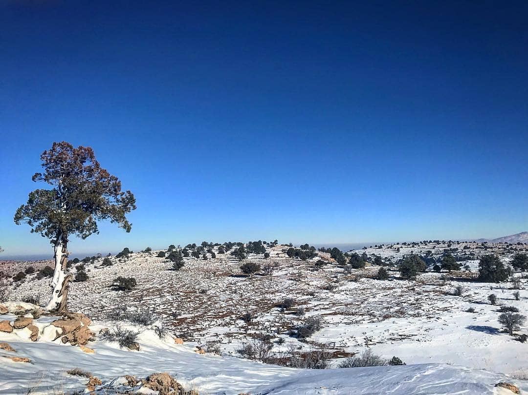 Winter time by @lea.hamb Mountain  Hermel  hermel_city  bekaa ... (El Hermel, Béqaa, Lebanon)