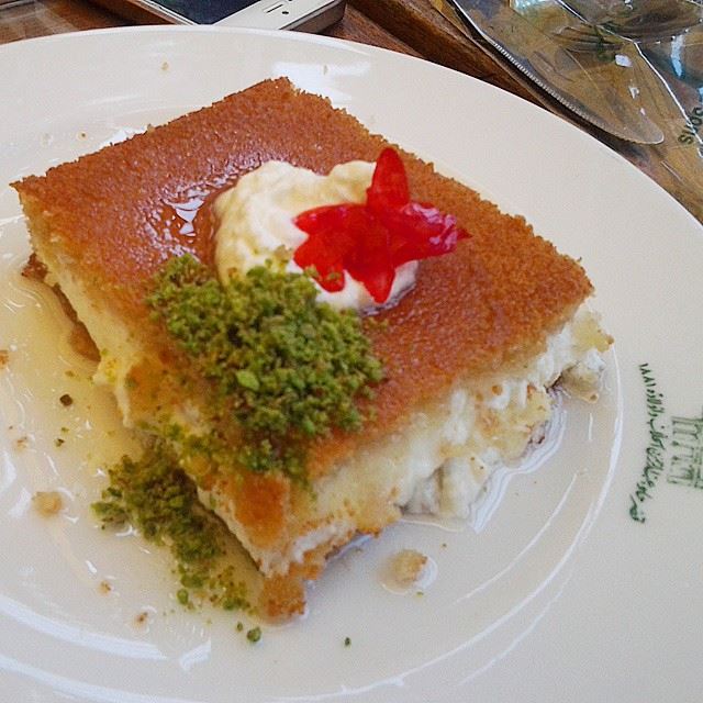 Wish you a very sweet day people! TripoliLB  Tripoli  knefeh  oriental ...