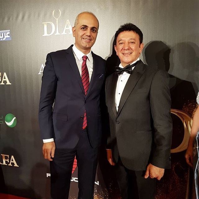 With Dr Michel Daher president of Diafa. diafa event dubai celebrity... (Atlantis The Palm)
