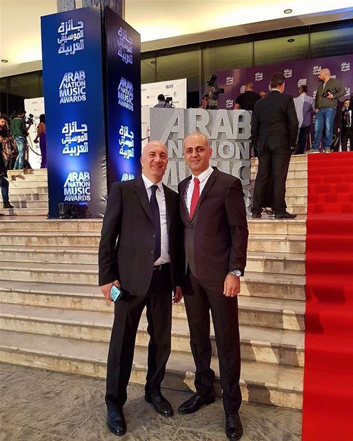 With Mr Jihad Al Murr. aghaniaghani mtvlebanon musicawards event lebanon... (جونية - Jounieh)