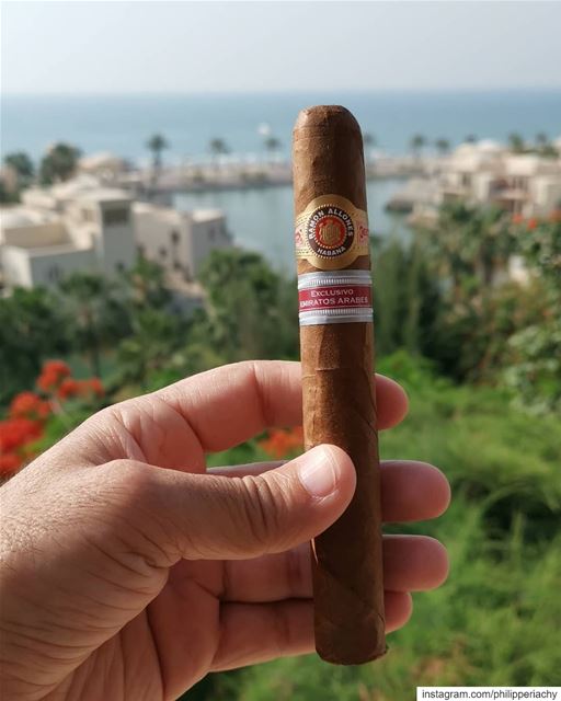 With the Amazing view you want an amazing cigar, Ramone Allones Exclusivo...