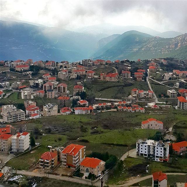 You can't get enough of this view even if the temperature was 0 degrees 🌬� (Saydet El Hosn - Ehden)