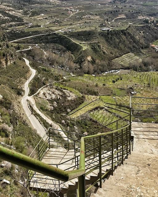 You don't have to see the whole staircase just take the first step.🗻 ... (Akoura, Mont-Liban, Lebanon)