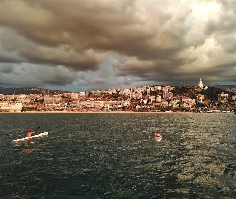 You don’t need perfect weather for a Surfski session, our Surfski club... (Holiday Beach Resort)