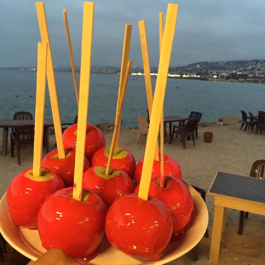  yummy sweet apple beach night authenticlebanon  whatsuplebanon ...