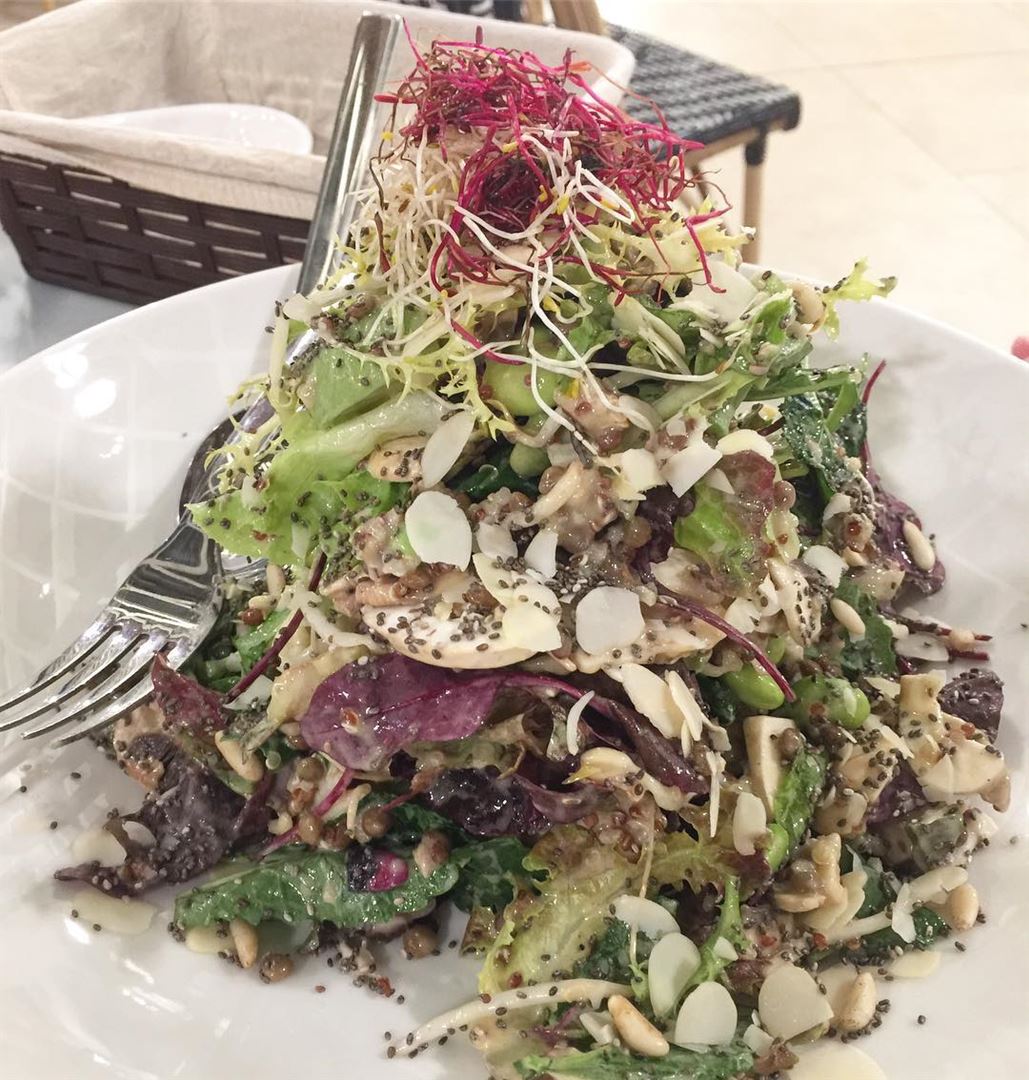  yummy  yummyfood  instafood  foodporn  salad  lebanon ... (Charlotte Abc Beirut)