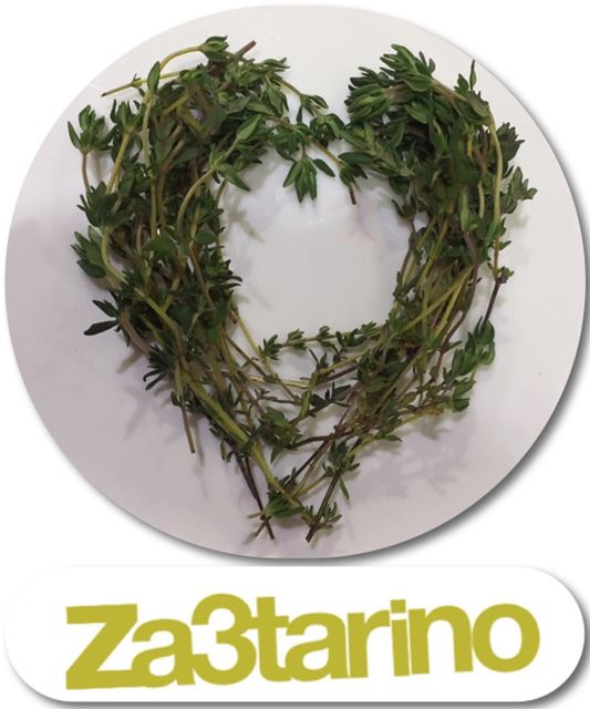 Za3tarino means Za'atar the Mediterranean herb Thyme an evergreen herb 🌿💚