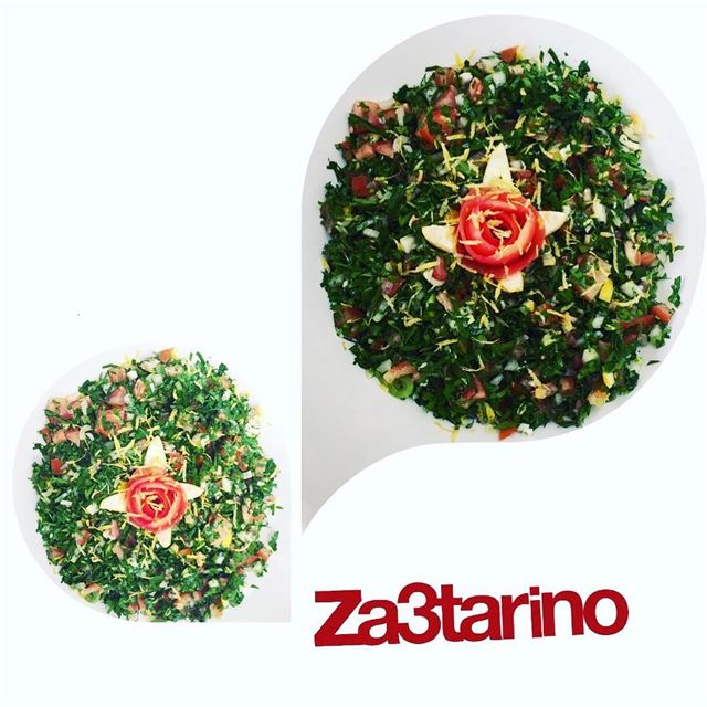 Za3tarino recommend This super-healthy salad 🥗 "Tabbouleh" full of earthy...