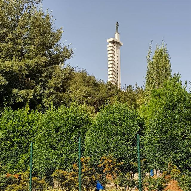 Zahle. ... zahle lebanon ladyofzahle bekaa green tree nature... (Zahlé, Lebanon)