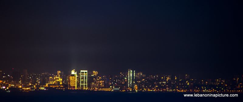 Zaytouna Bay Zoom In at Night (Zeituna Bay, Beirut, Lebanon)