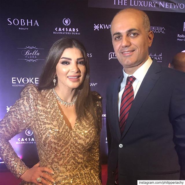 الفنانة المميزة دينا حايك.... dubai ceaserpalace cael event lebanon... (Caesars Palace)