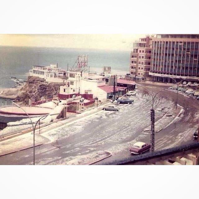 بيروت الروشة عام ١٩٦٣،