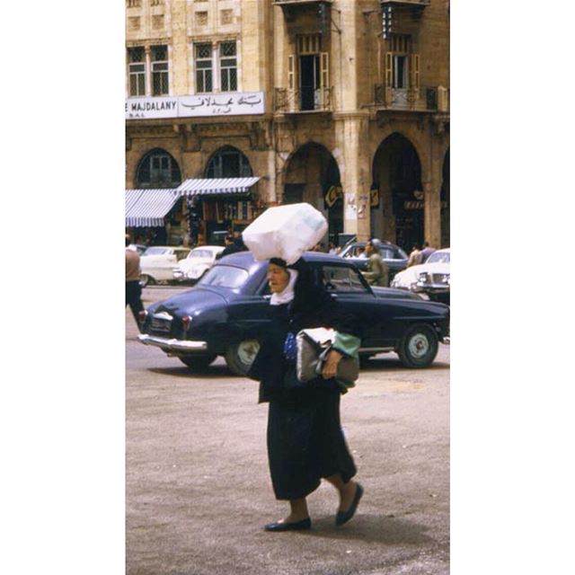 بيروت ساحة النجمة ١٩٦٥ ،Beirut Nejmeh Square 1965