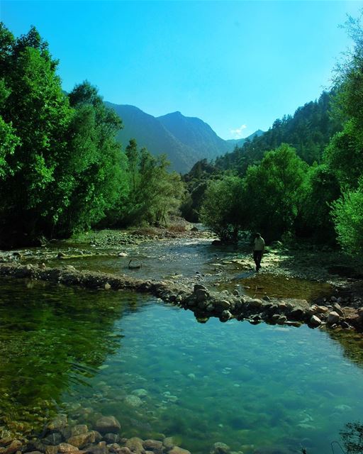 تائهة تلك الأرواح التي تخشى الحياة ..  تصبحون_على_خير يا  عرب ⏳  لبنان  نهر (`Almat, Mont-Liban, Lebanon)