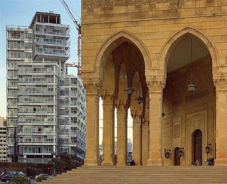 جامع محمد الأمين تحفة معمارية في وسط  بيروت 😍By @wissarb  DowntownBeirut... (جامع «محمد الأمين» تحفة معمارية في وسط بيروت)