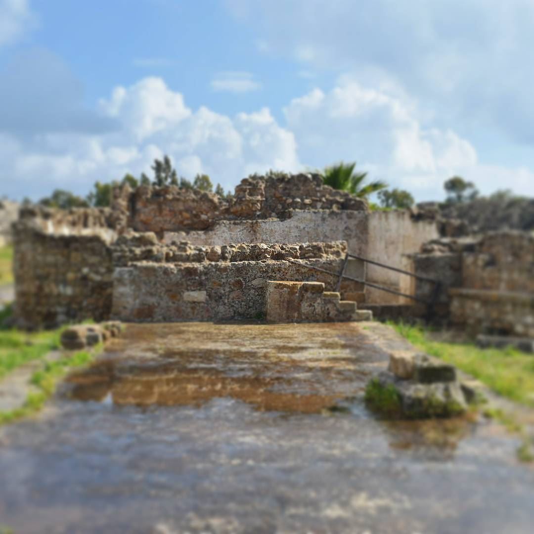 كنيسة الذكريات الأثرية من العهد الروماني في صور جنوب لبنان. Lebanon ... (Tyre, Lebanon)