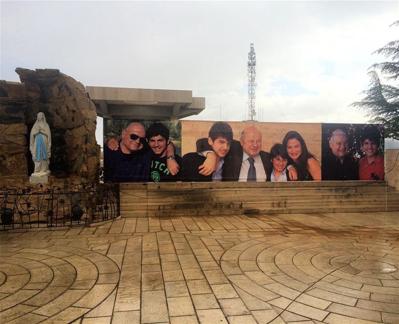 يا هالسما الفرحانة بضيفها.. ردي دموعنا شتي لتزهّر أرضنا مواسم حلا.  يا هالس (Our Lady Of Zahle)